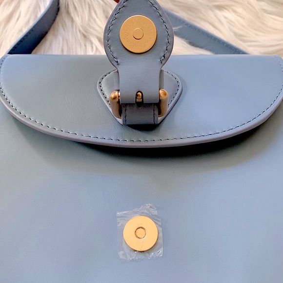 Banana Republic Blue Thistle Crossbody Bag - NWT - Picture 5 of 12